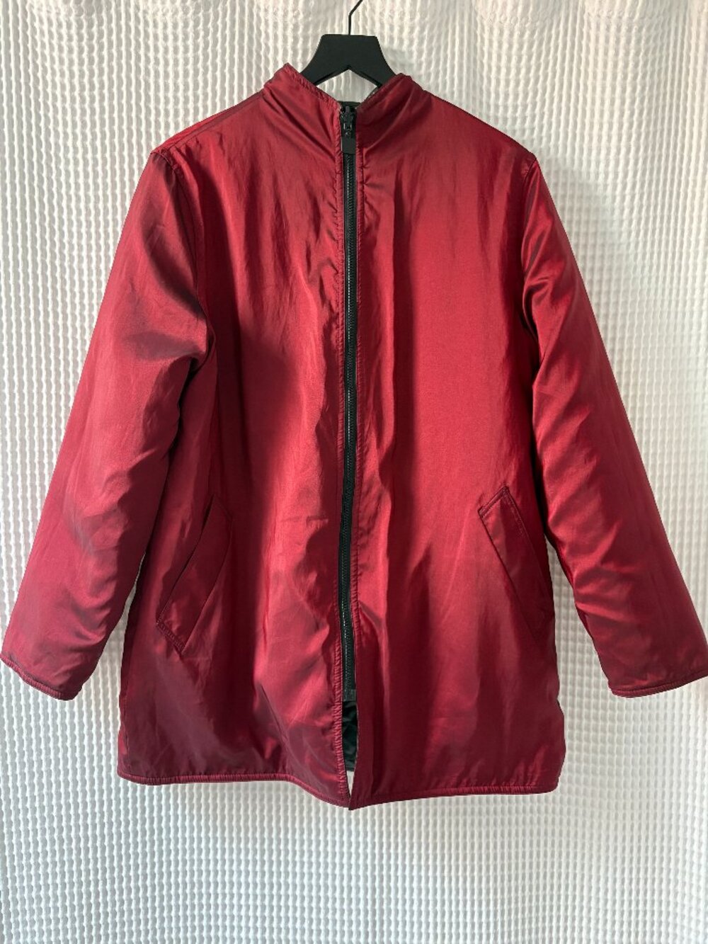 Mycra Pac black red reversible women's rain jacket size M/L [PLEASE READ]